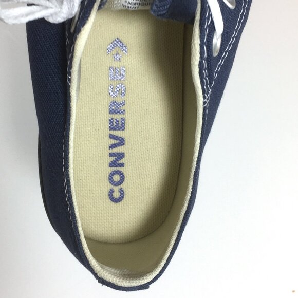 Converse Chuck Taylor All Star Low Womens Size 10 Blue Canvas W9697 - Picture 9 of 9
